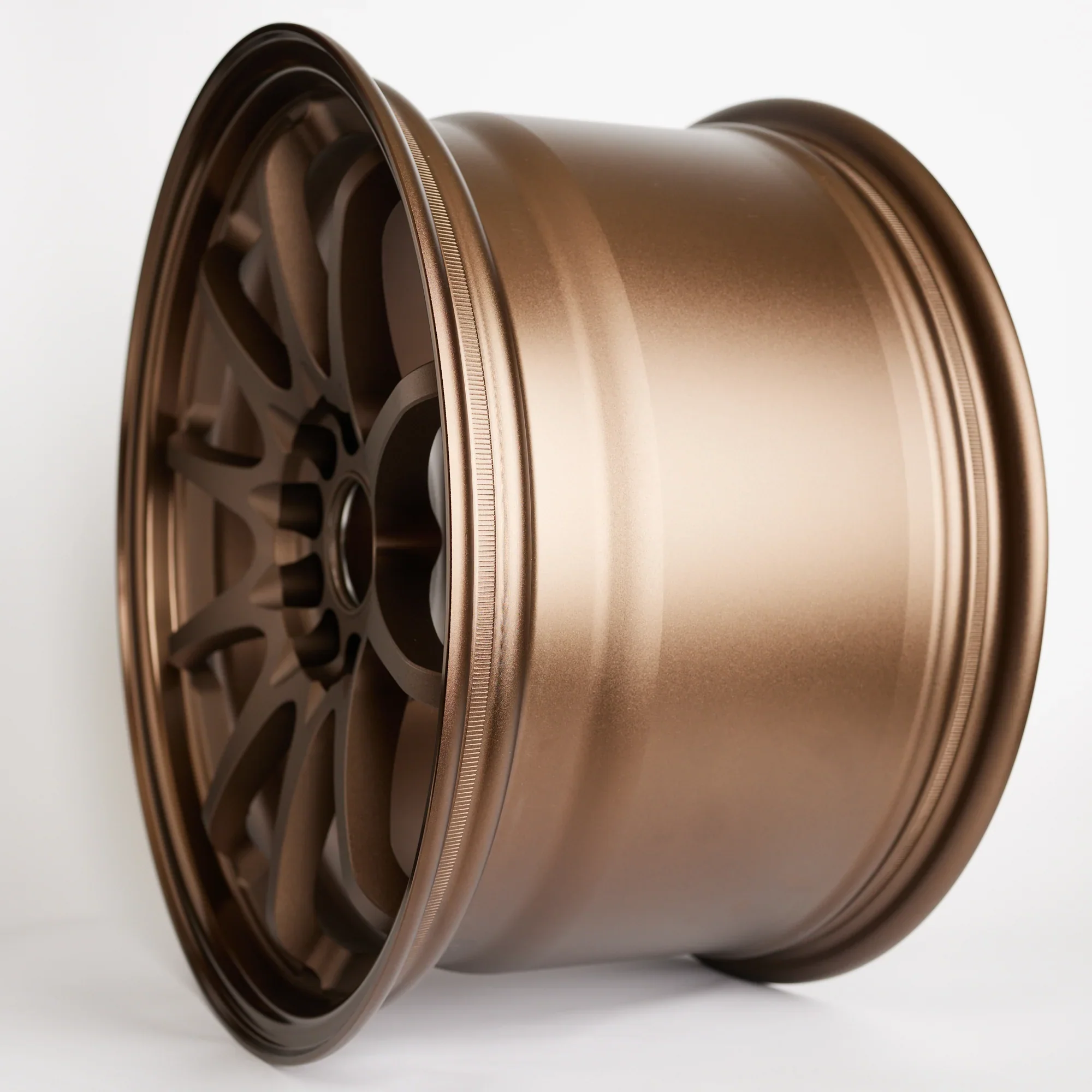 Spirited Motorsports 17x10 +45 5x114 Bronze Anodized Forged Wheels - Image 10