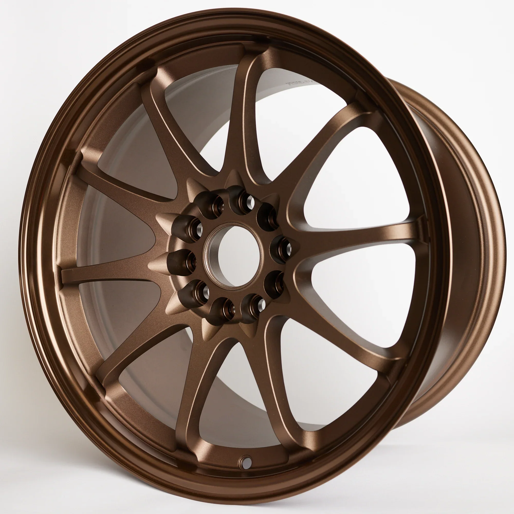 Spirited Motorsports 17x10 +45 5x114 Bronze Anodized Forged Wheels - Image 7