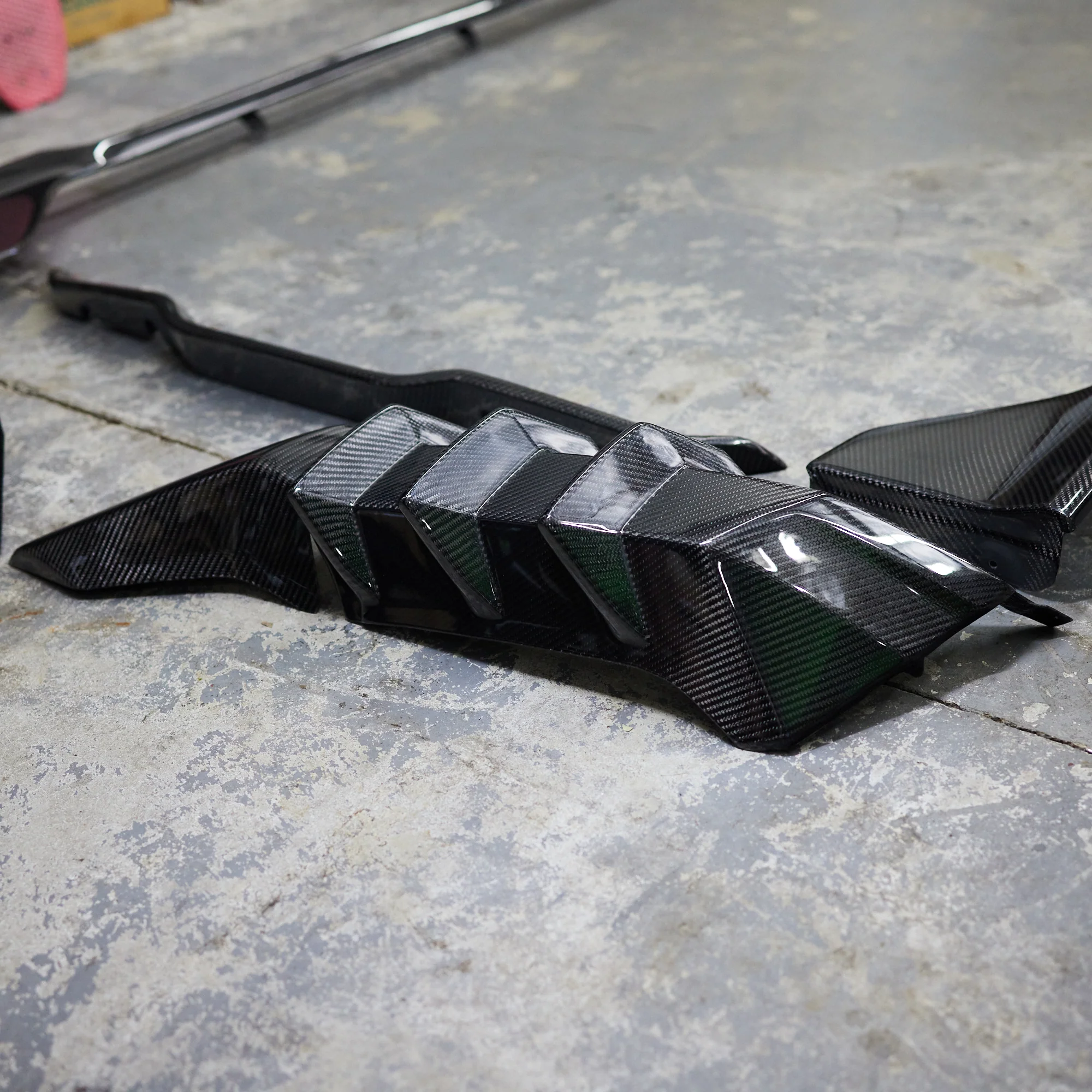 2017-21 Civic Type R FK8 Carbon Fiber Mugen Style Aero Kit - Image 19