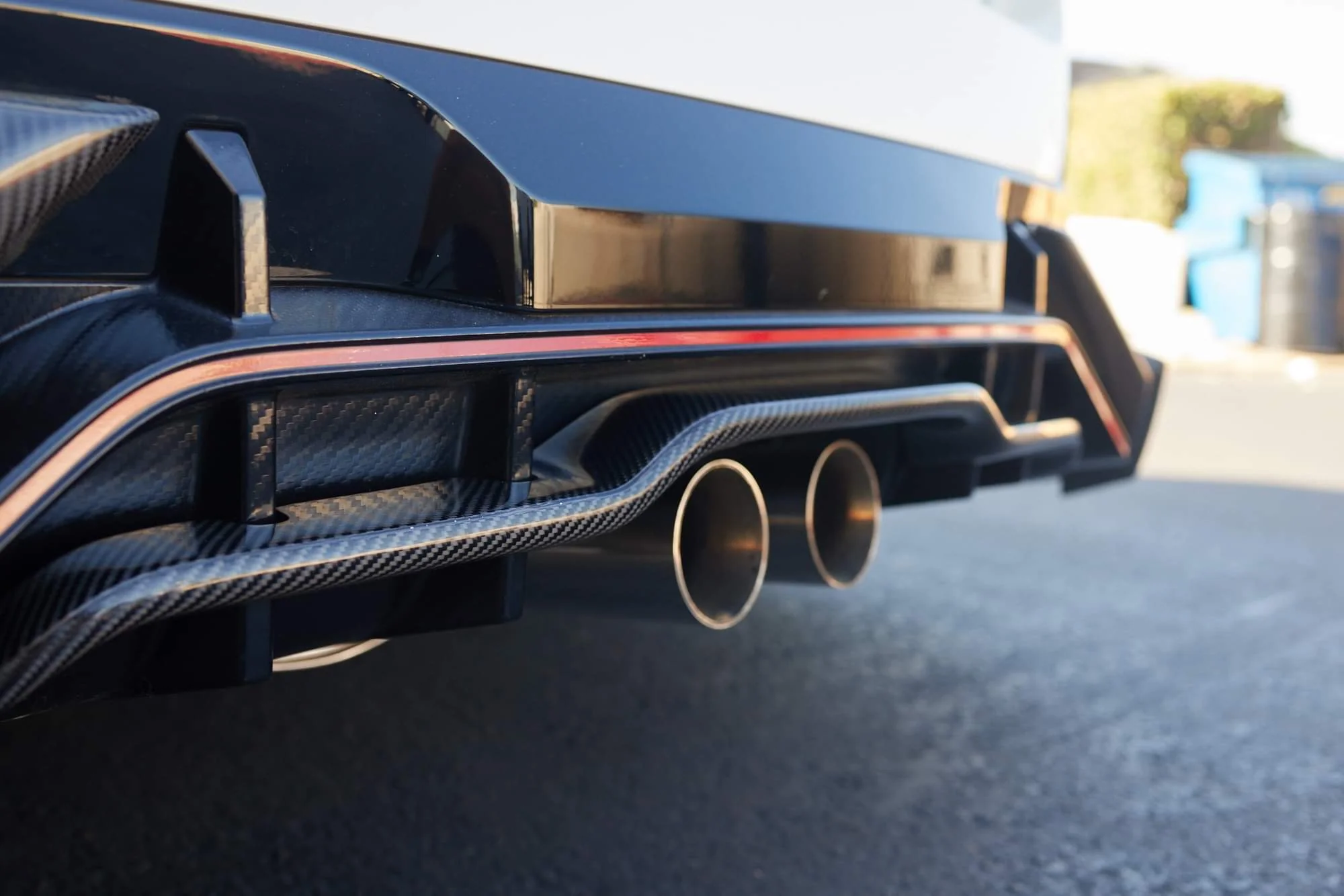 2017-21 Civic Type R FK8 Carbon Fiber Mugen Style Aero Kit - Image 8