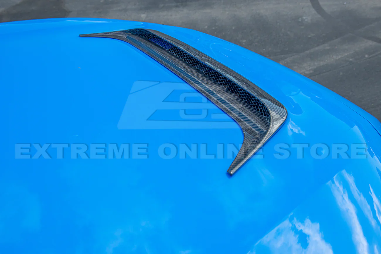 2023-UP HONDA CIVIC TYPE-R CARBON FIBER FRONT HOOD VENT COVER - Image 9