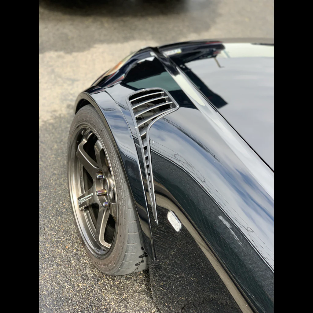 Ballade Sports 00-09 Honda S2000 GT3 Fender Louver Vents - Image 6