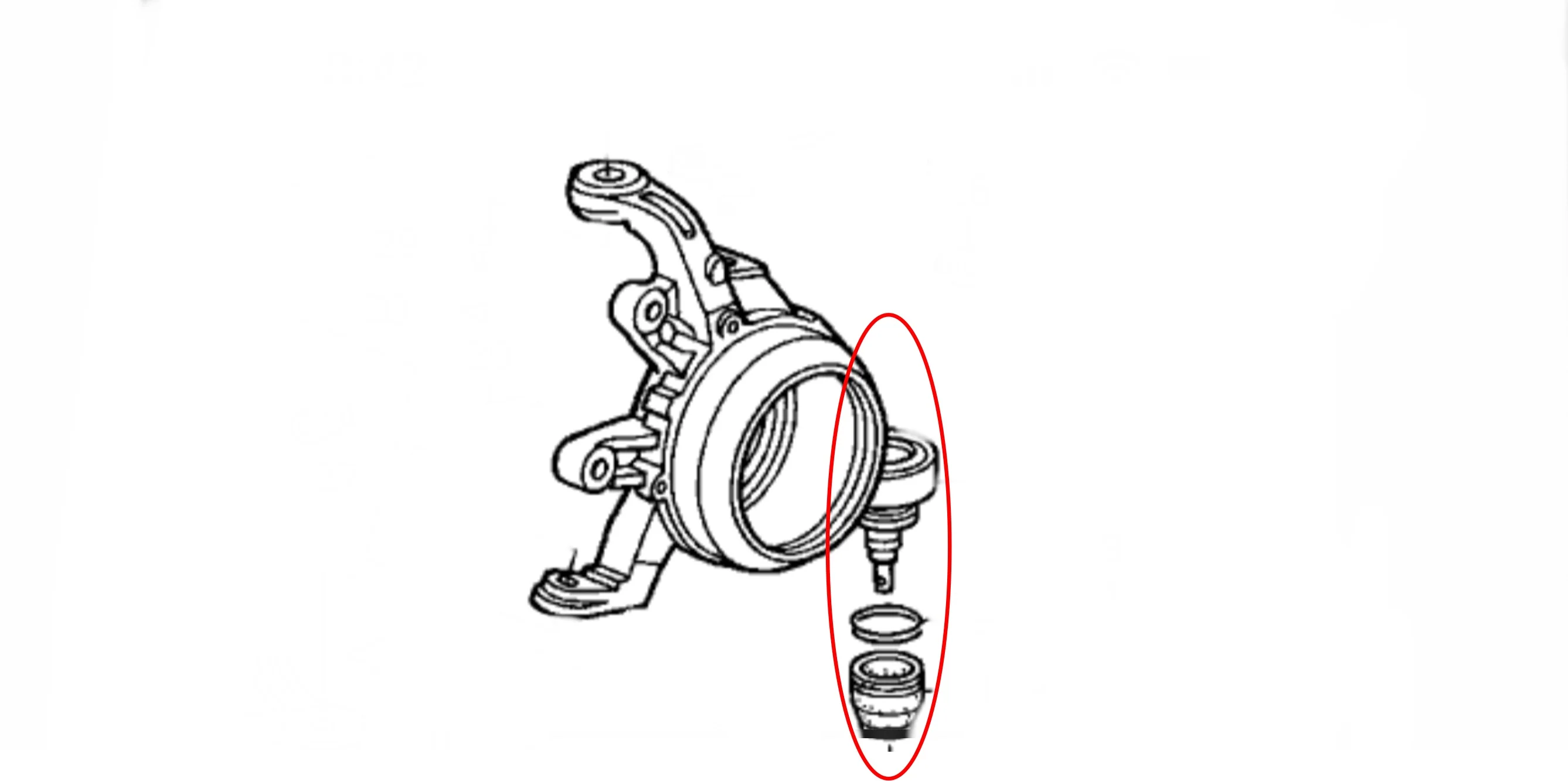 Ballade Sports 00-09 S2000 Rear Roll Center Ball Joint - Image 4
