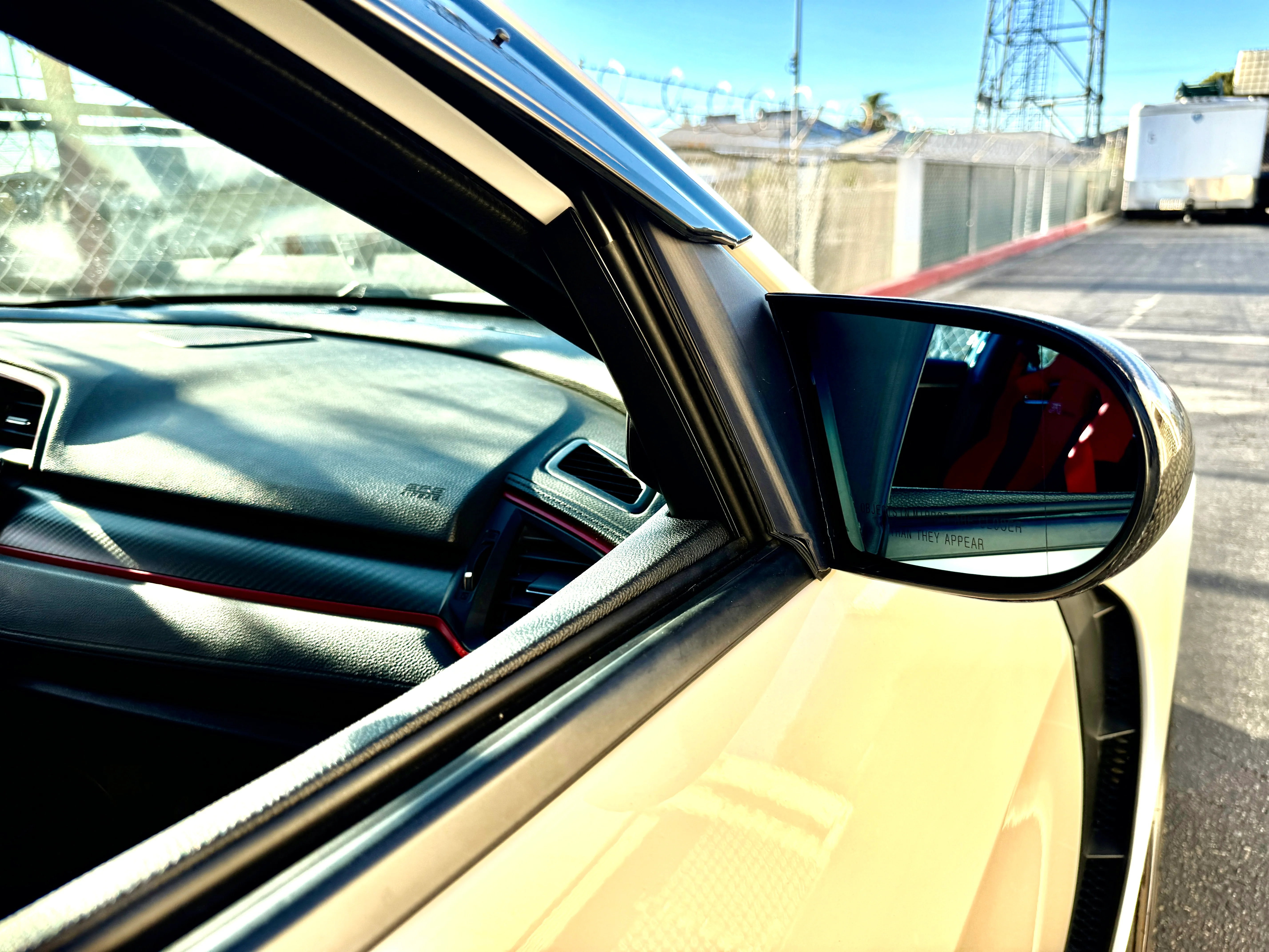 Ballade Sports 2016-2021 FK-S 10th Gen Civic Type R Power Adj Carbon Mirrors - Image 11