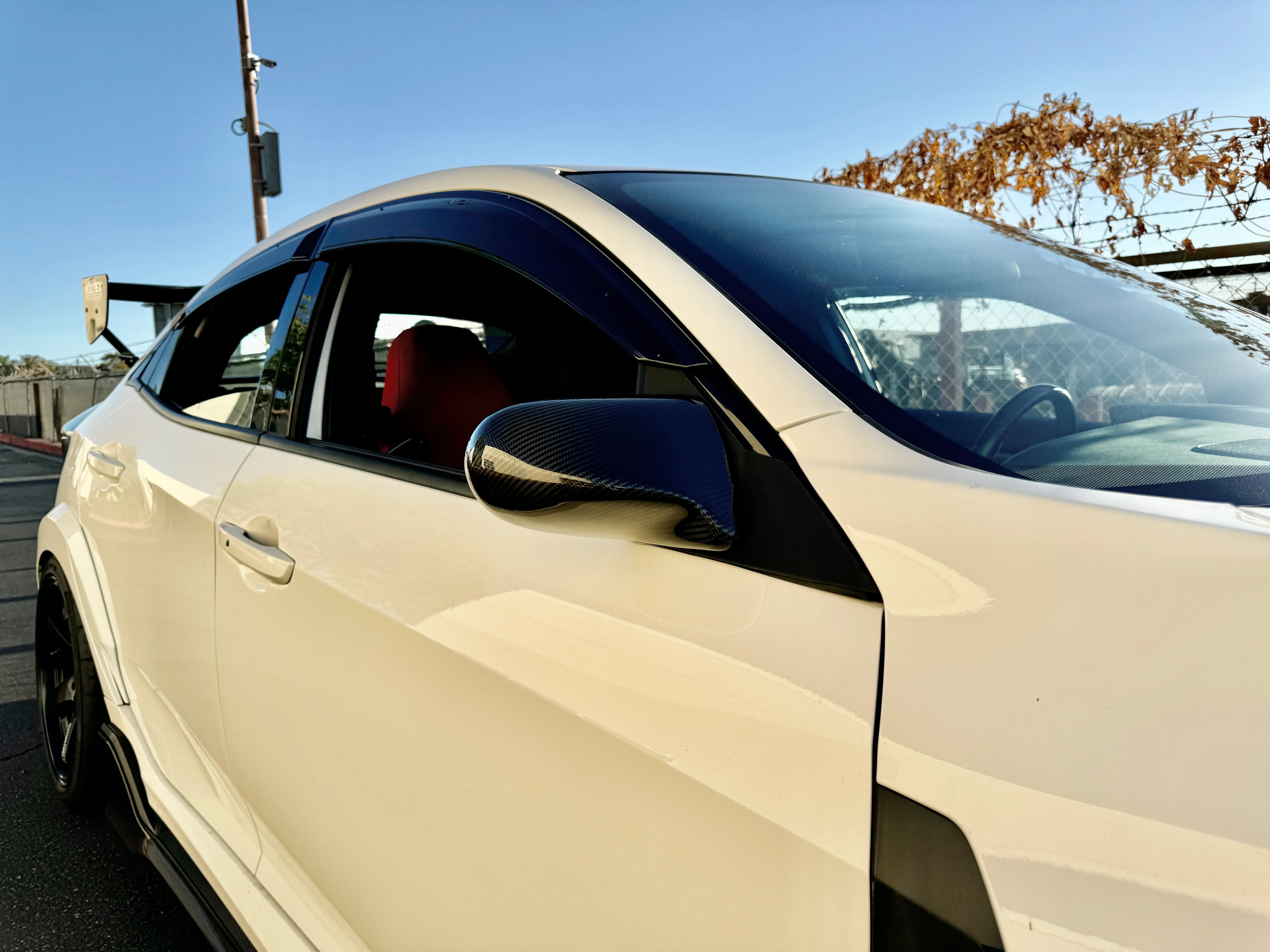 Ballade Sports 2016-2021 FK-S 10th Gen Civic Type R Power Adj Carbon Mirrors - Image 12