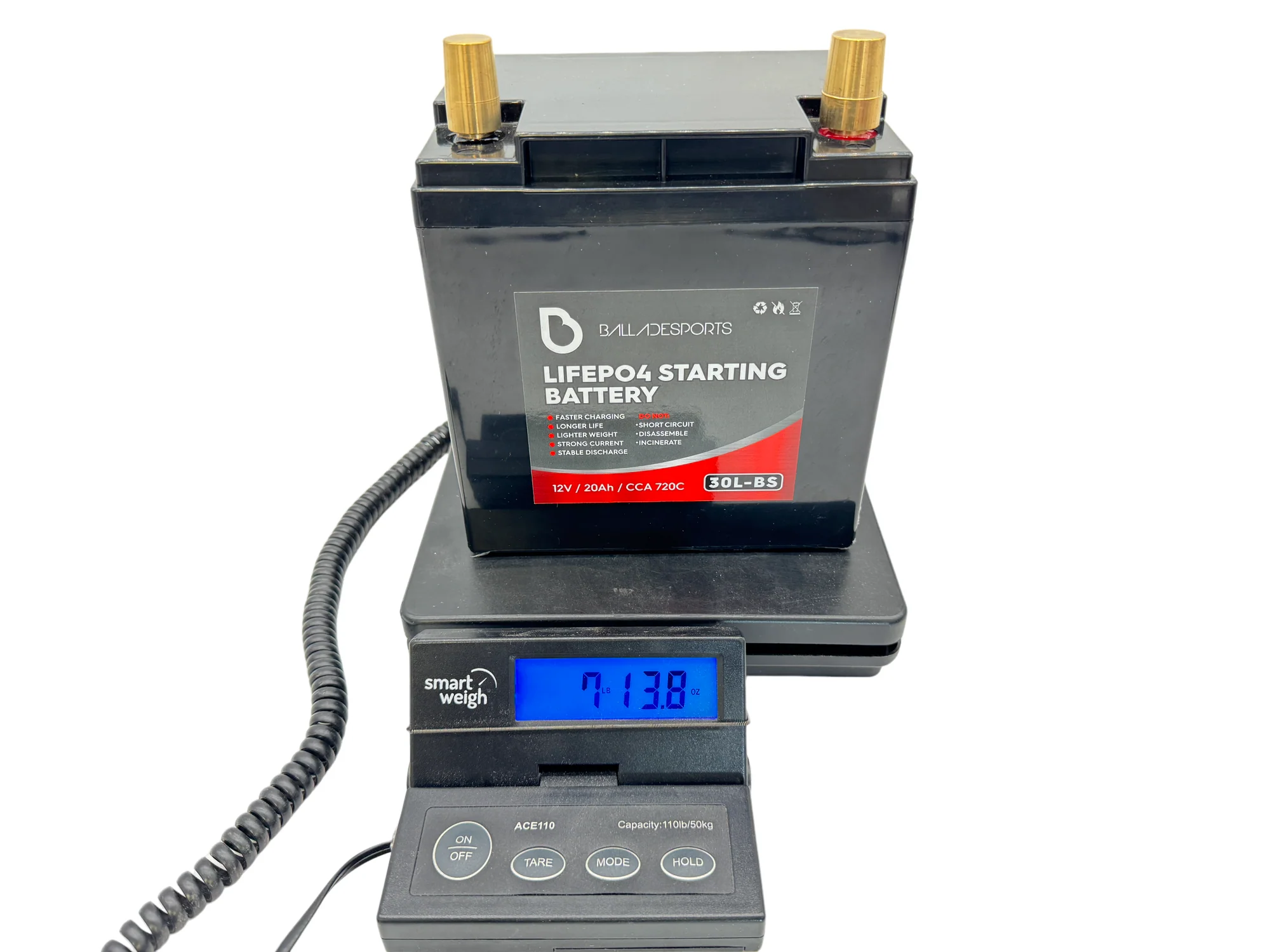 Ballade Sports 7lb Heavy Duty 720cca Lithium LiFePO4 Battery - Image 2