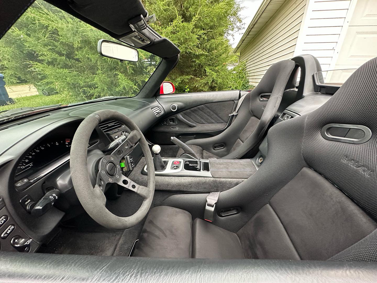 Ballade Sports Jersey Black Alcantara Bucket Seat - Image 18