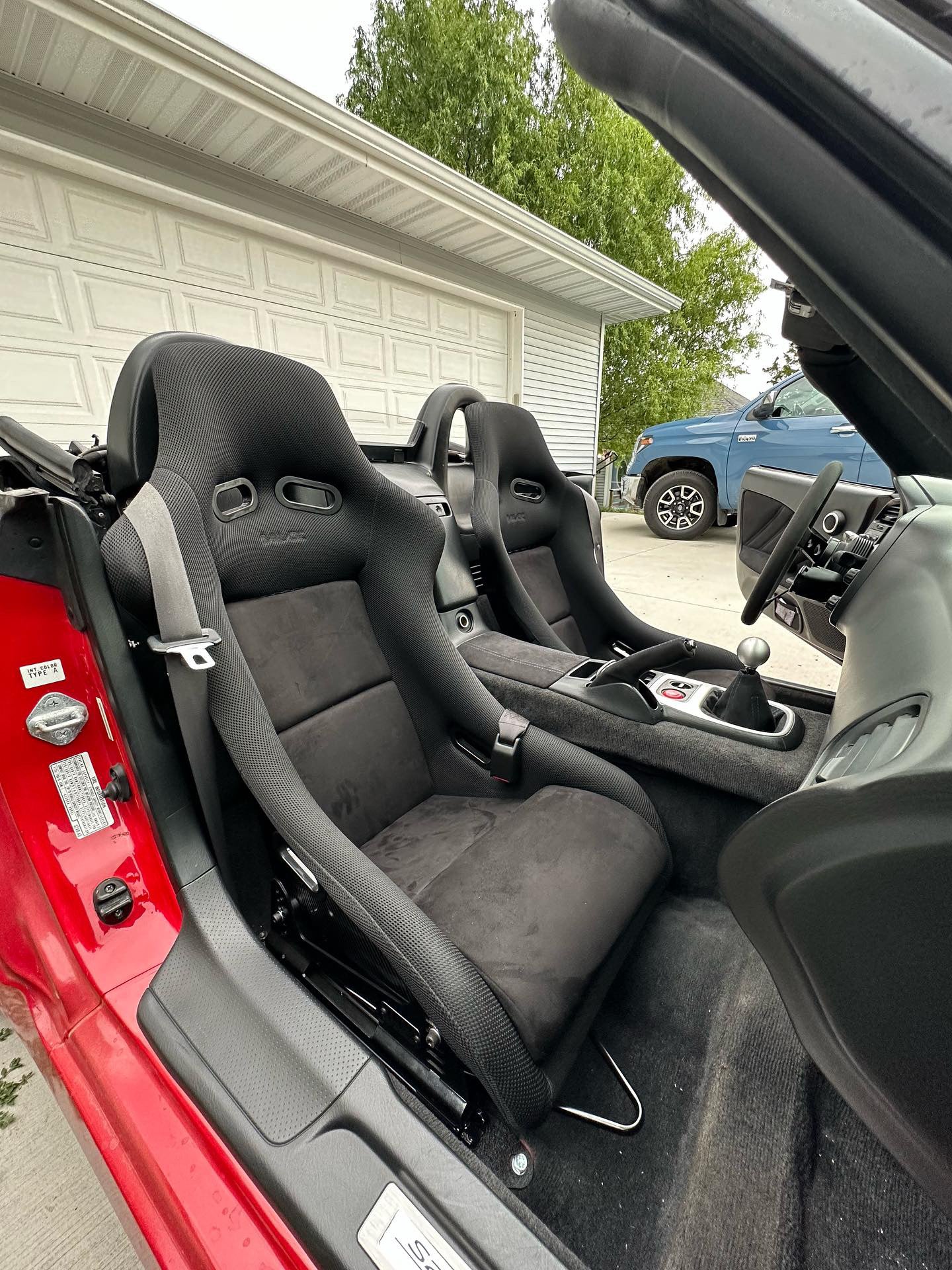 Ballade Sports Jersey Black Alcantara Bucket Seat - Image 22