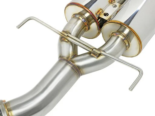Skunk2 17+ Civic Coupe 76mm MegaPower Double Barrel Exhaust System - Image 4