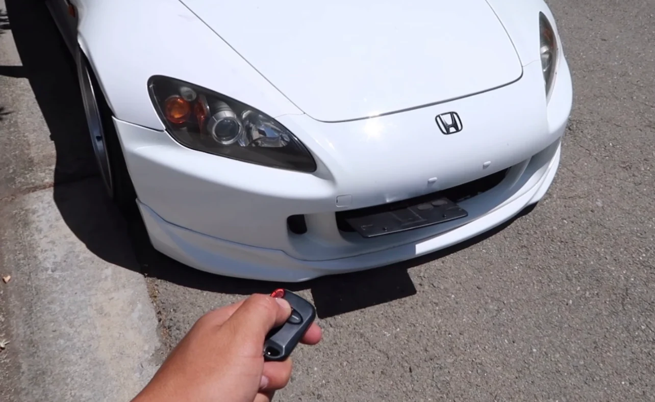 Electric Flip Up Front License Plate Frame - Image 3