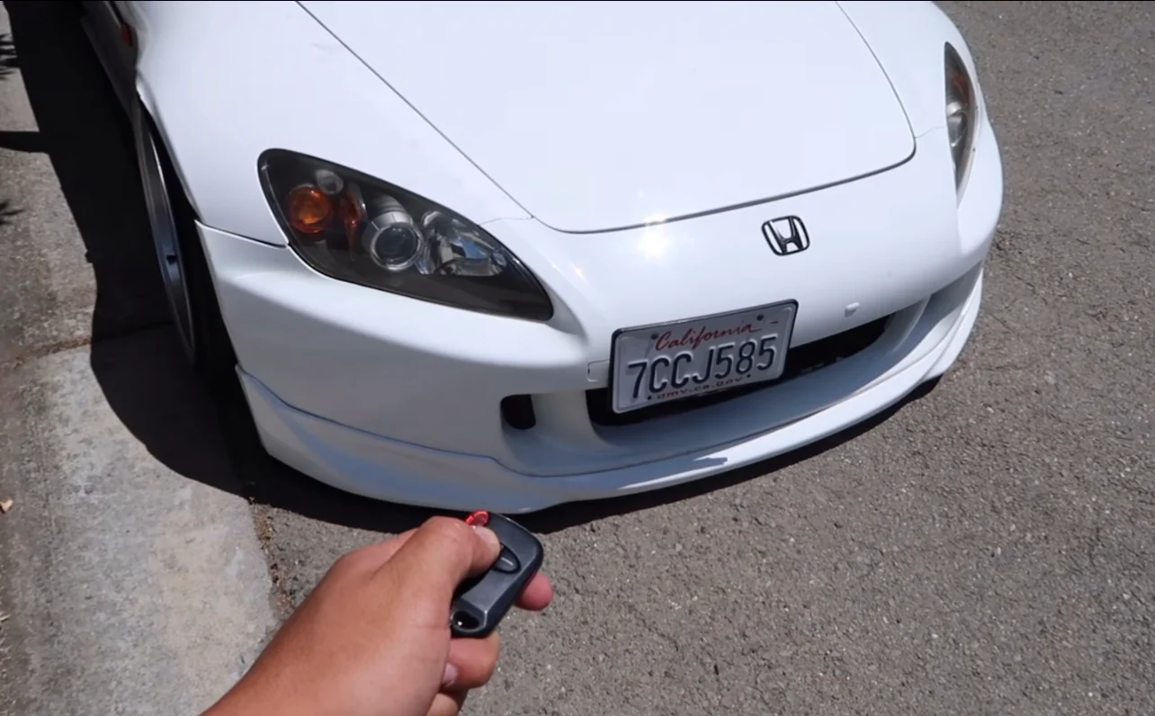 Electric Flip Up Front License Plate Frame - Image 4