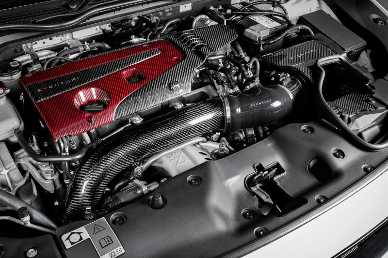 Eventuri 17-21 Civic Type R FK8 Black Carbon Charge Pipe - Image 3