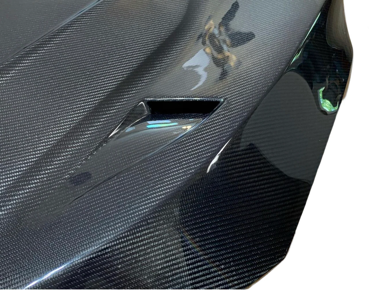 Honda 17-21 Civic Type R FK8 Varis Style Carbon Fiber Hood - Image 3