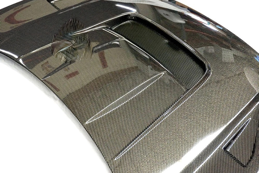 Honda 17-21 Civic Type R FK8 Varis Style Carbon Fiber Hood - Image 9