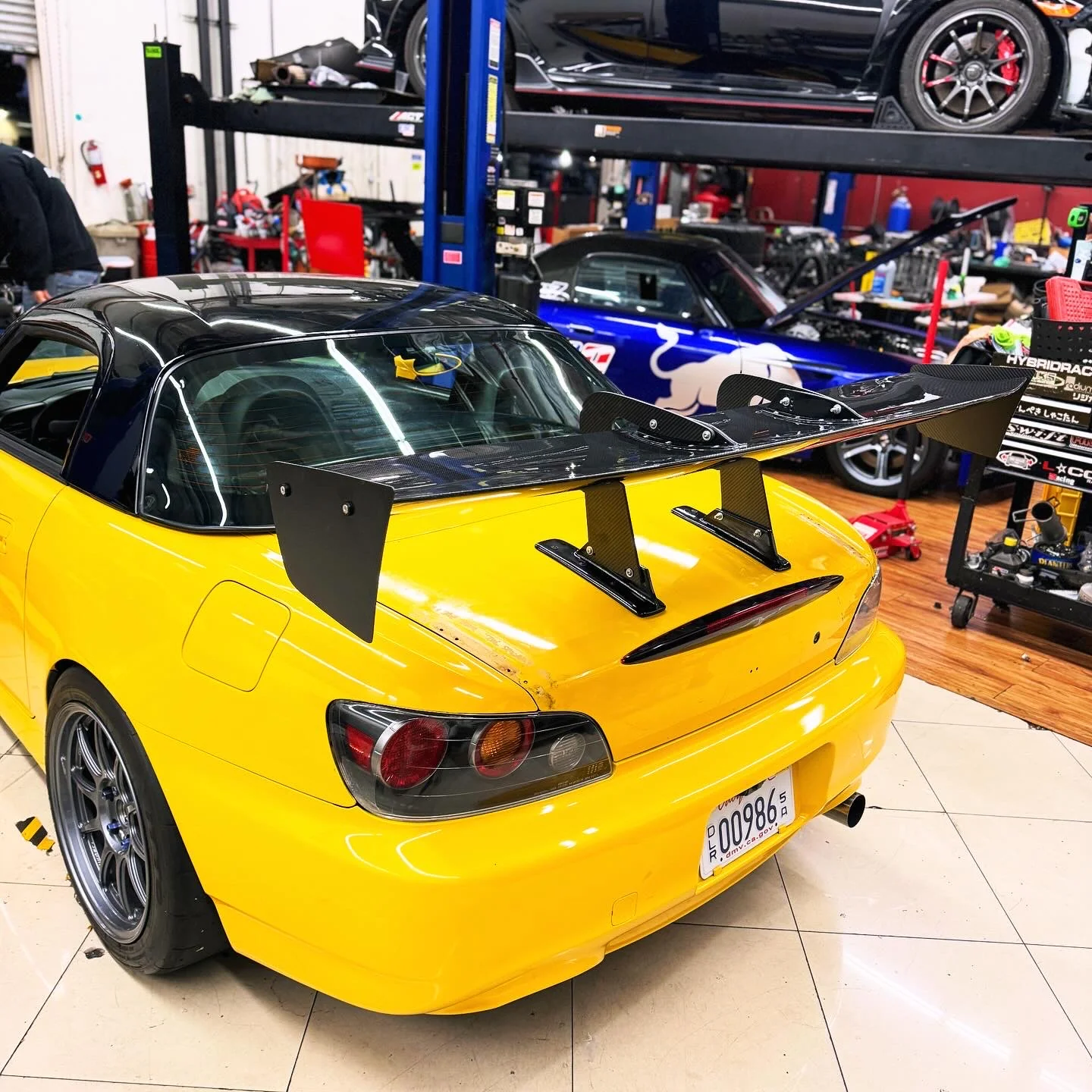Grp A S2000 1700mm Pre-Preg Dry CF Swan Neck Wing