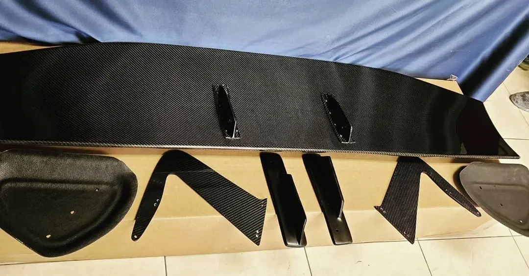 Grp A S2000 1700mm Pre-Preg Dry CF Swan Neck Wing - Image 8