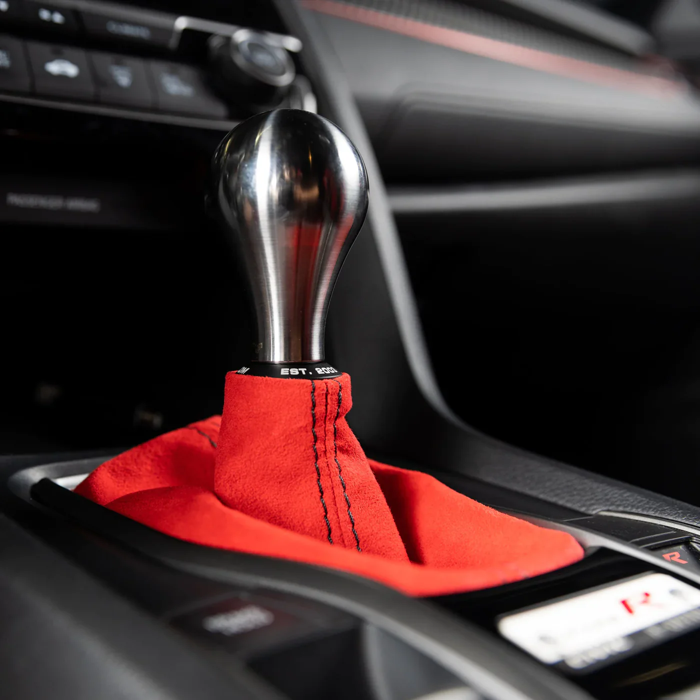 Hybrid Racing 2016-2021 Civic Alcantara Shift Boot - Image 20