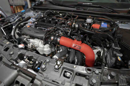 Injen 22-23 Honda Civic Si L4 1.5L Turbo SP Short Ram Intake Wrinkle Red - Image 6