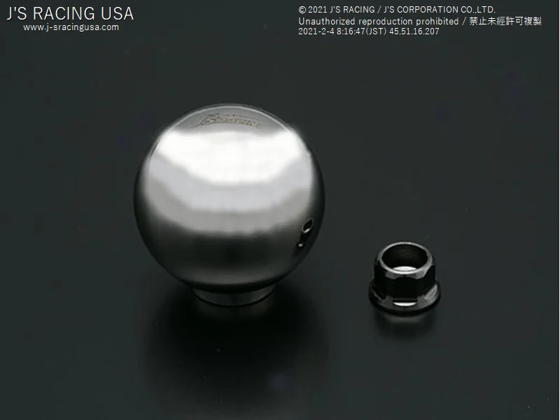 J’s Racing Titanium Silver Shift Knob