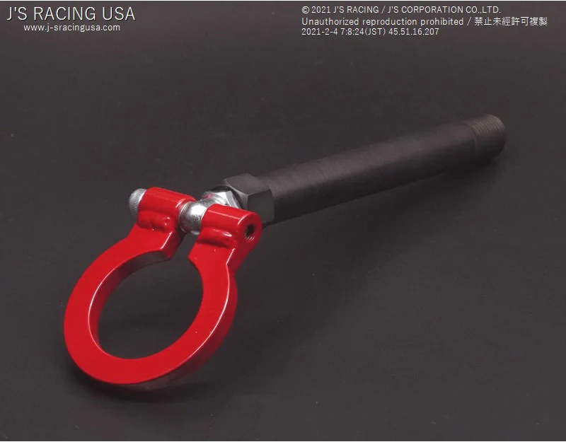 J's Racing Rear Tow Hook 17+ Civic Type R FK8