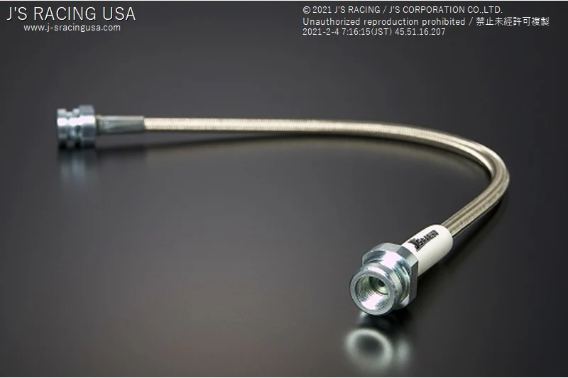 J's Racing Stainless Steel Clutch Line 17+ Civic Type R FK8 - Image 4