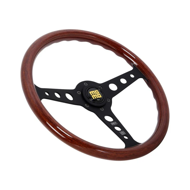 Momo Indy Black Wood 350mm Steering Wheel - Image 3