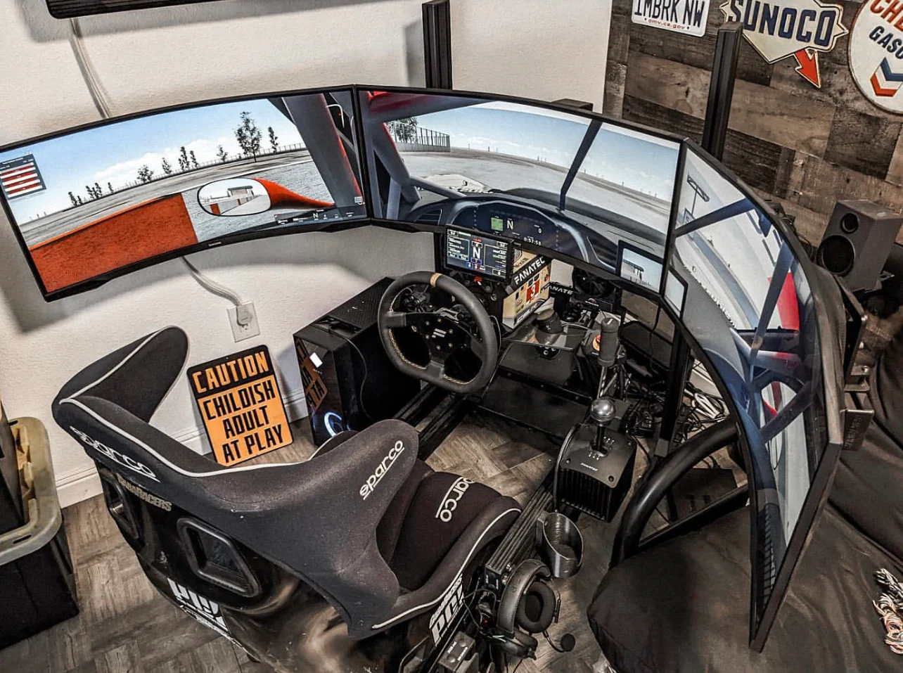 Position Advanced Complete Minimalist Nero Driving Simulator Rig - Image 15