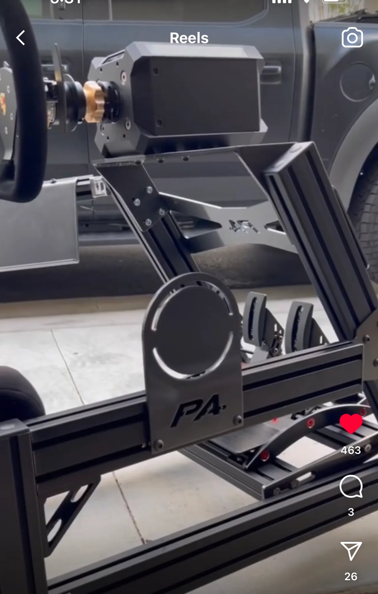 Position Advanced Complete Minimalist Nero Driving Simulator Rig - Image 8