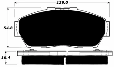 Raybestos ST-43 ACURA Integra 95-01 DC2 Front Brake Pads - Image 3