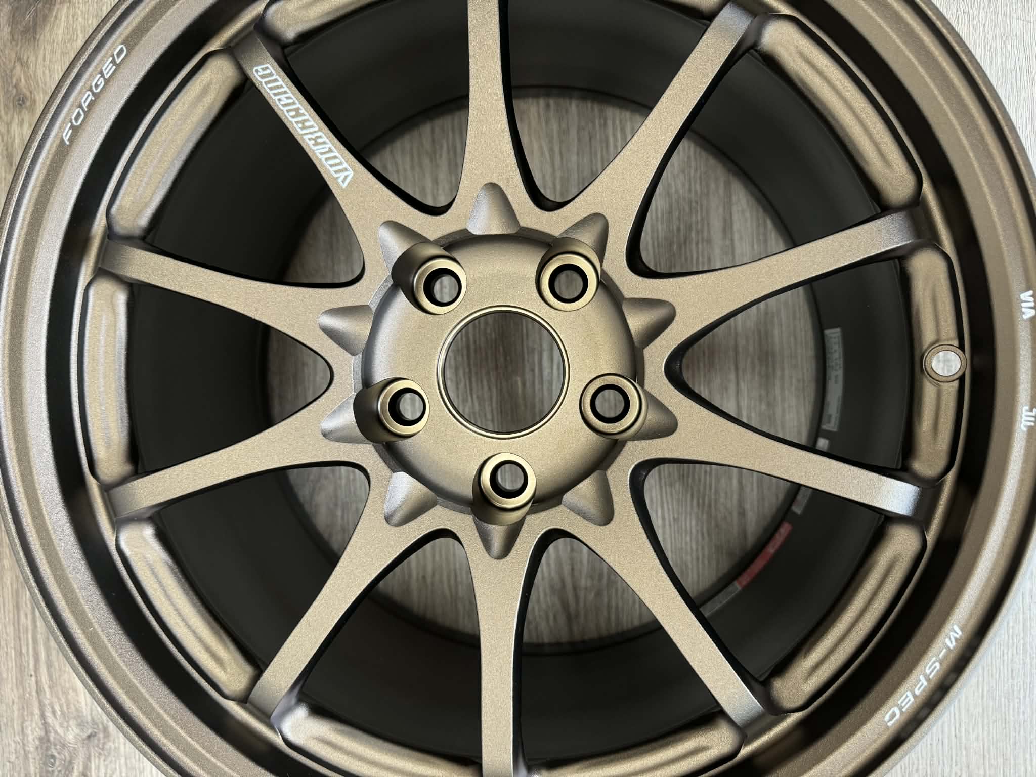 Volk Racing CE28N-Plus M-Spec 17x10 +50 5x114.3 Bronze (Set of 4) - Image 3