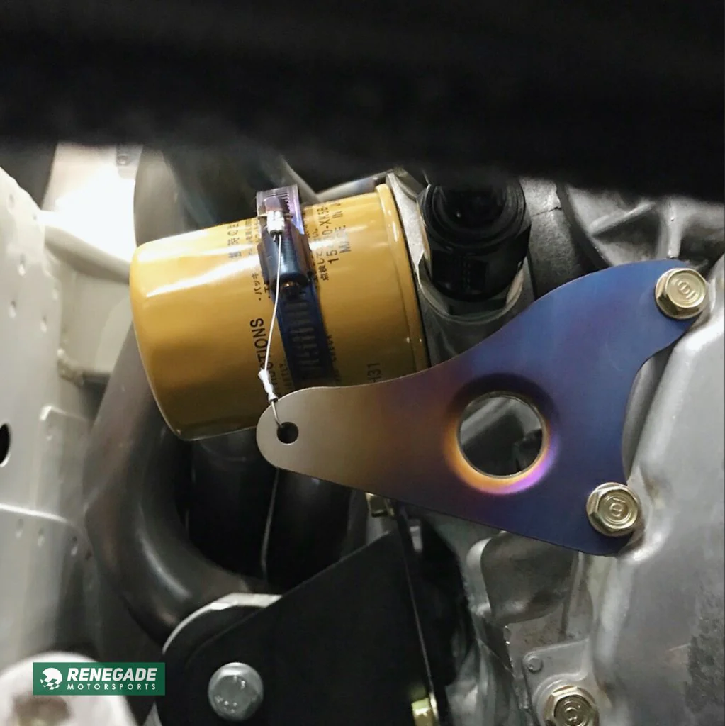 Renegade Motorsports 00-09 Honda S2000 Titanium Oil Filter Stopper - Image 4