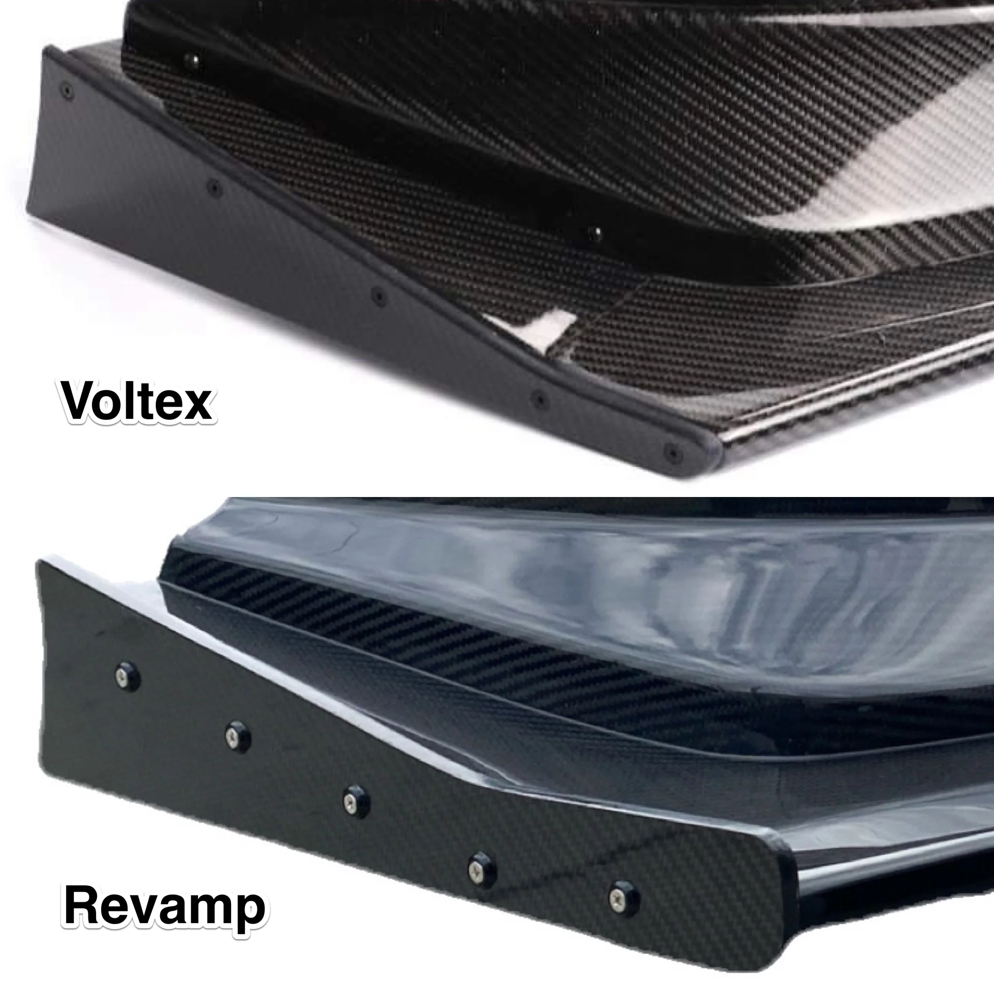 REVAMP S2000 CF Front Race Lip / Splitter for Voltex Bumper - Image 6