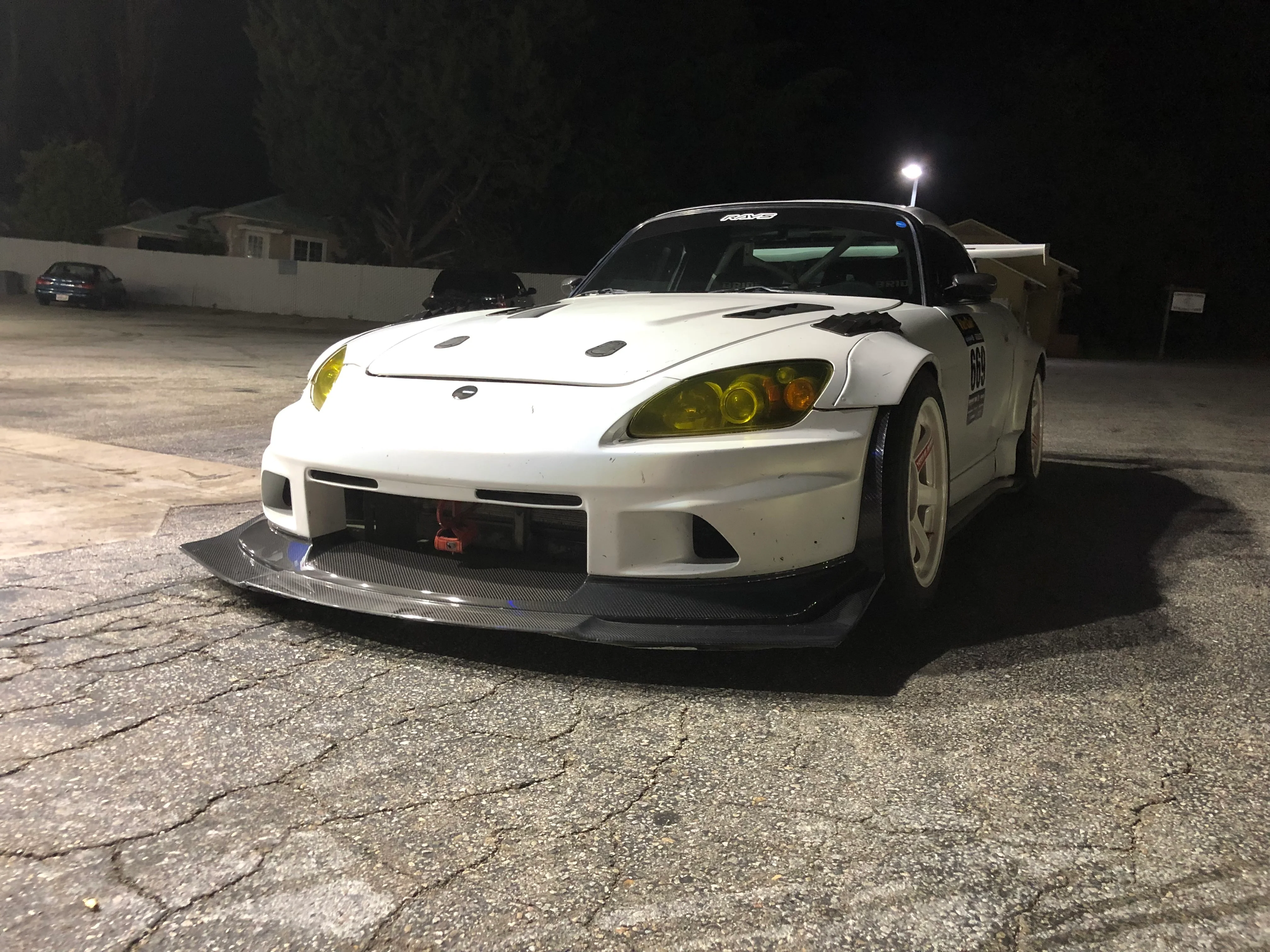 REVAMP S2000 CF Front Race Lip / Splitter for Voltex Bumper - Image 9