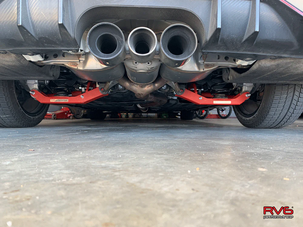 RV6 Performance 2016+ Civic Adjustable Chromoly Rear Sway Bar w/ Billet Endlinks - Image 6
