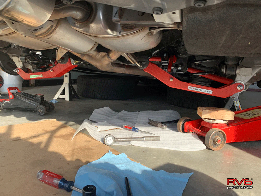 RV6 Performance 2017+ Civic Type R FK8 Adjustable Chromoly Rear Sway Bar (25.4mm) - Image 9