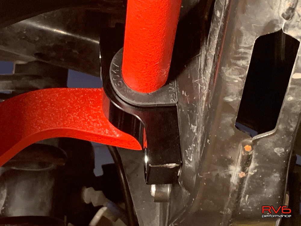 RV6 Performance 2017+ Civic Type R FK8 Adjustable Chromoly Rear Sway Bar w/ Billet Endlinks - Image 12