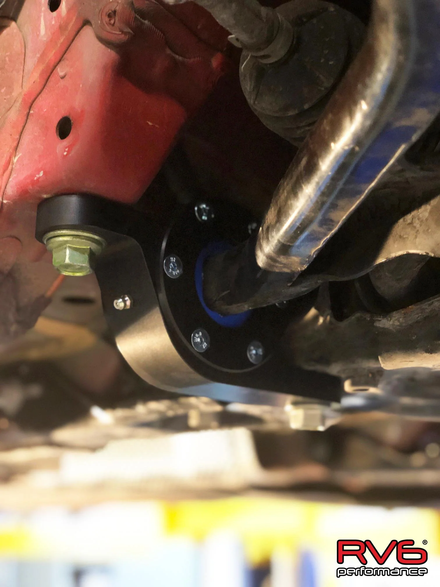 RV6 Performance 2017+ Civic Type R FK8 Solid Front Compliance Mount - Image 9