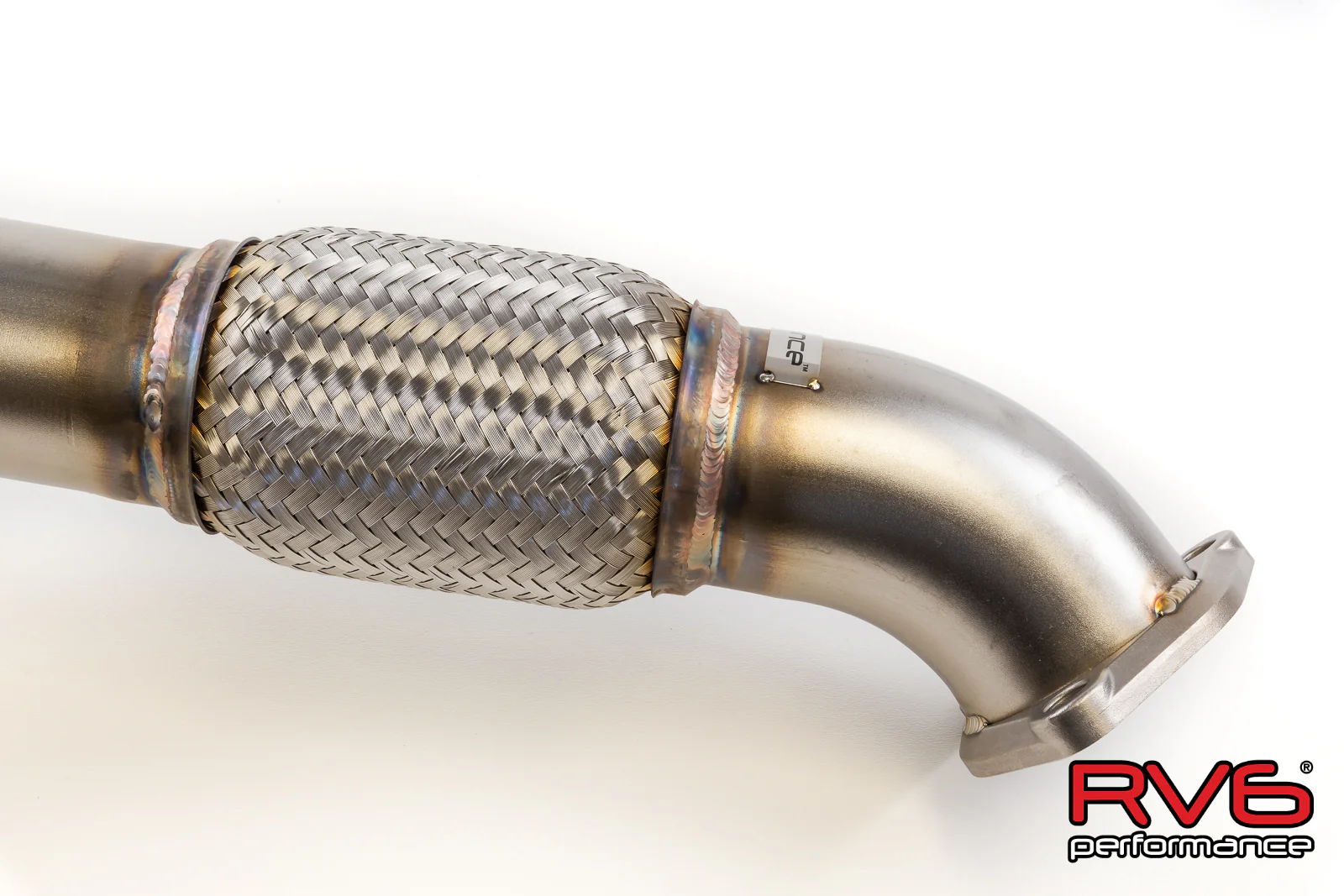 RV6 Performance 2017+ Civic Type R FK8 Front Pipe - Image 3