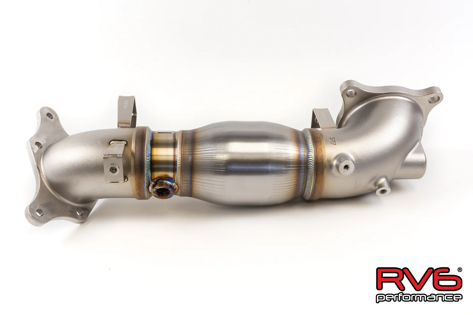 RV6 Performance 2017+ Civic Type R FK8 High Temp Catted Downpipe - Image 3
