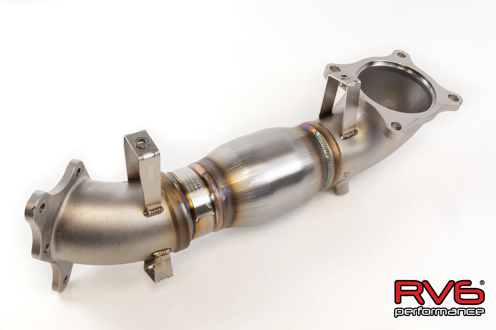 RV6 Performance 2017+ Civic Type R FK8 High Temp Catted Downpipe - Image 4