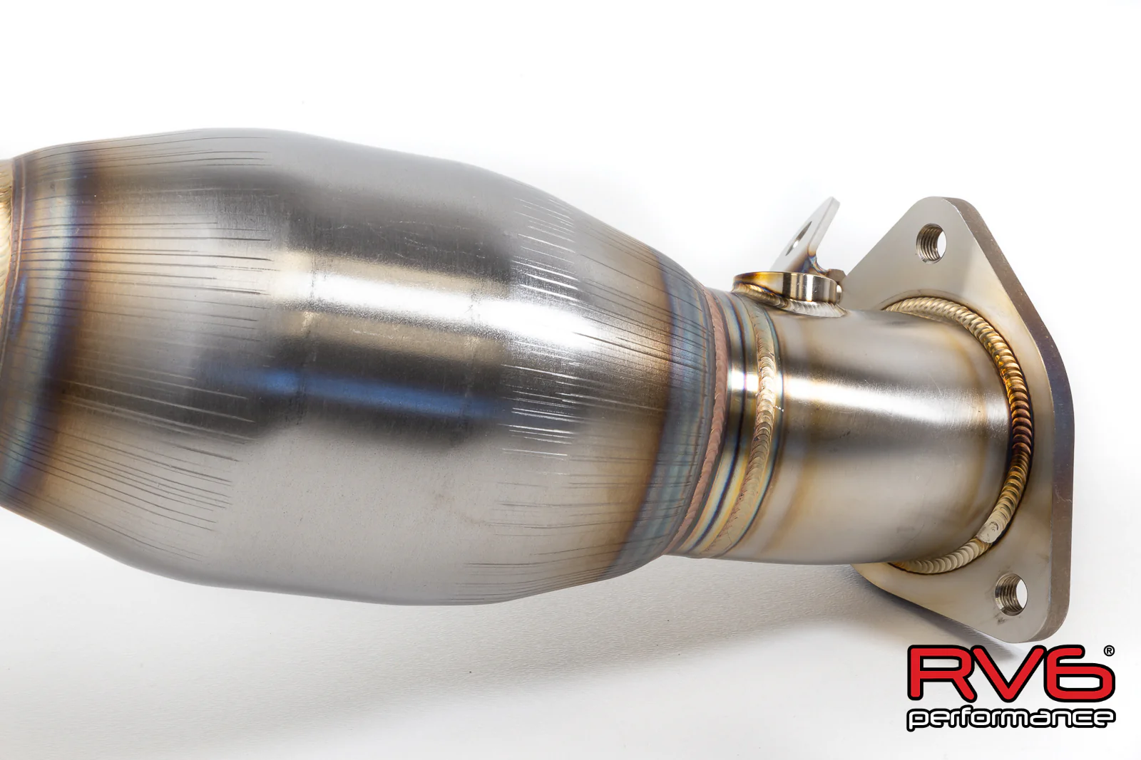 RV6 Performance 2016-21 Civic 2.0L Sedan / Coupe High Temp Catted Downpipe - Image 4