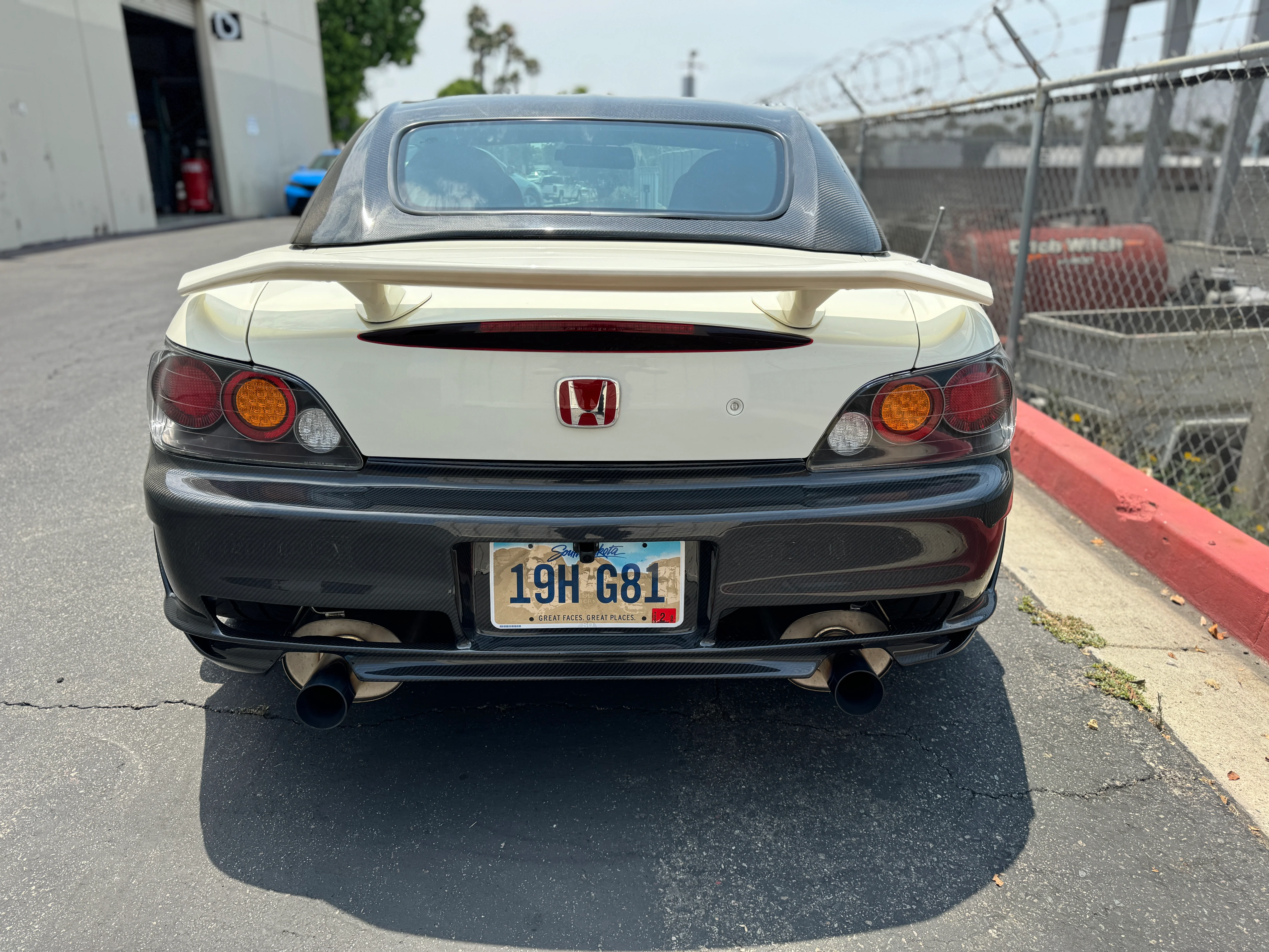 S2000 ASM Style DRY Carbon Rear Aero Bumper - Image 2