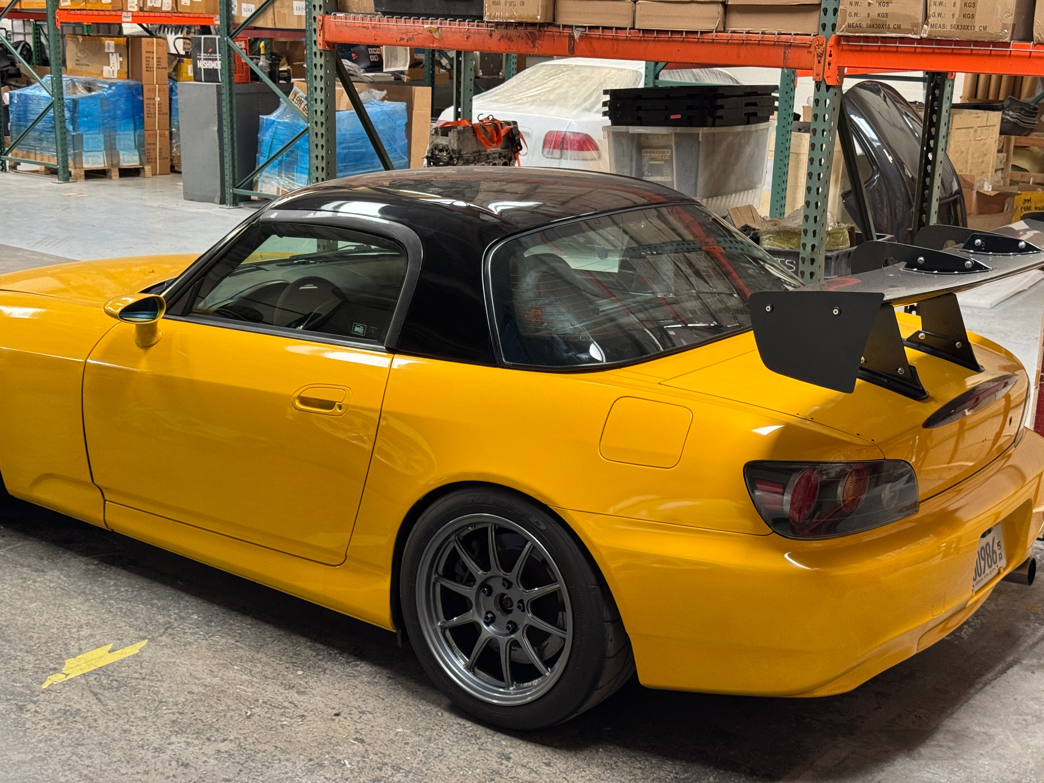 S2000 OEM Hardtop Carbon Fiber Replacement Outer Trim - Image 4