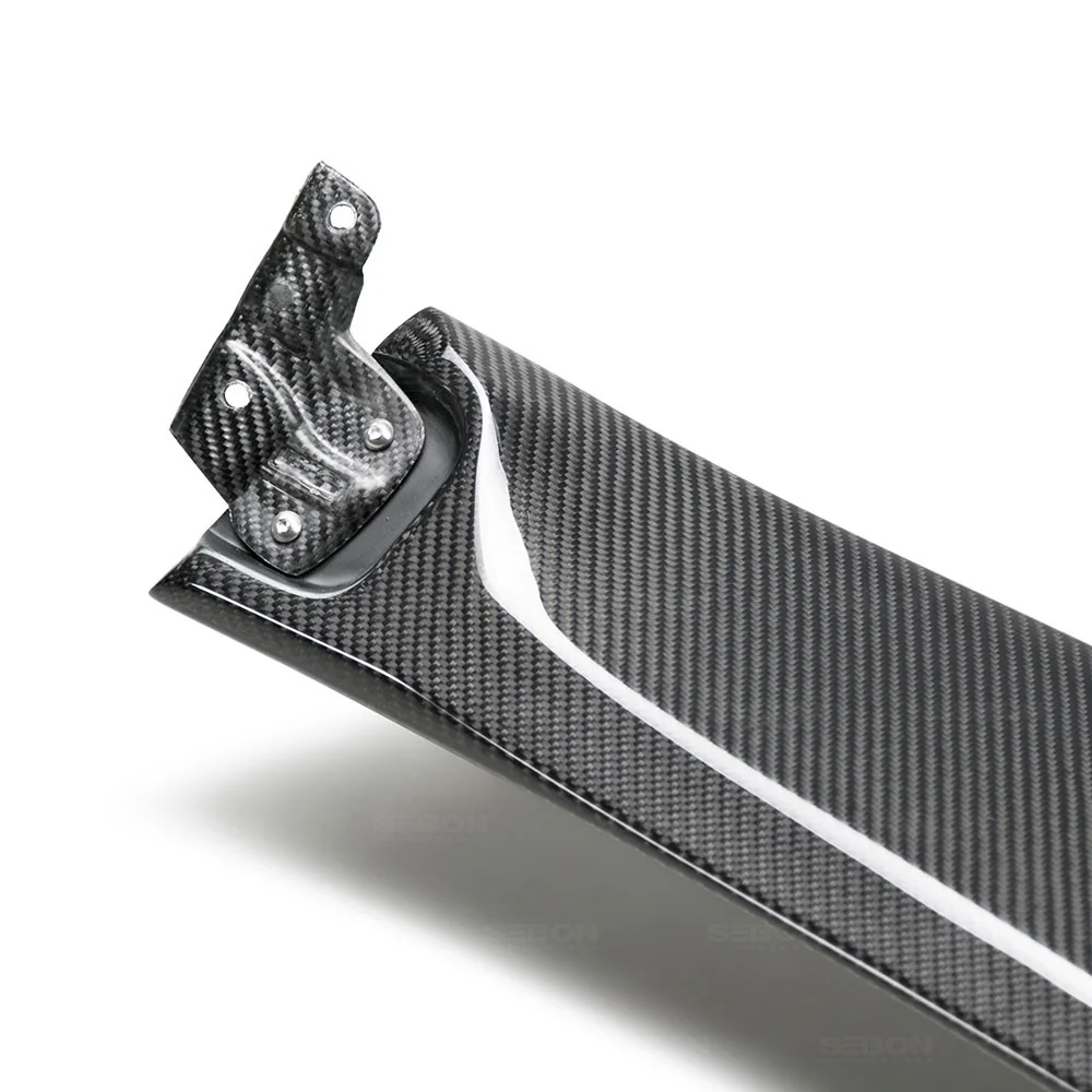 Seibon 17+ Civic Type R Carbon Fiber Tailgate Middle Spoiler - Image 5