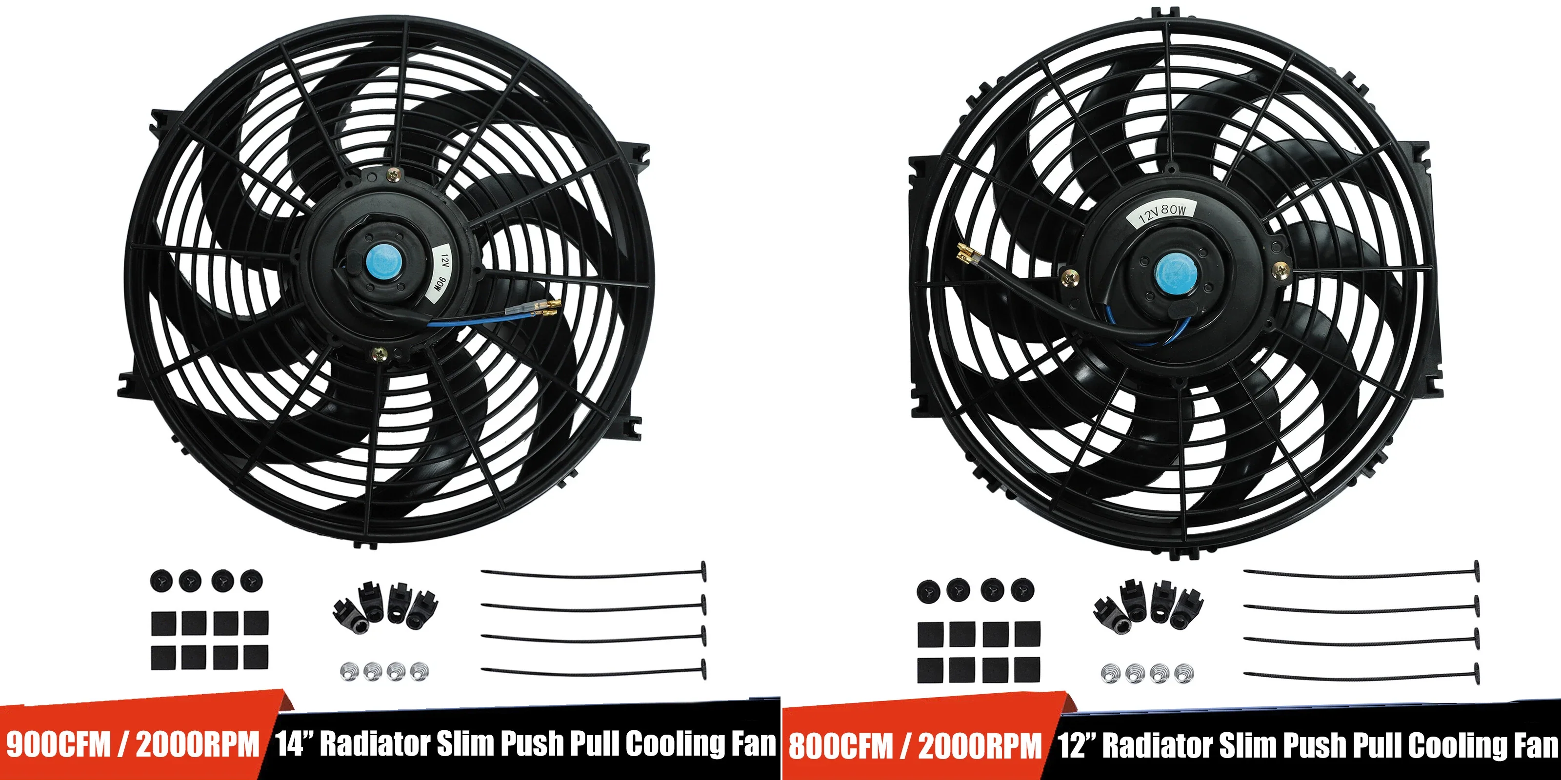 Universal / Honda 14 & 12 Inch Radiator / AC Fans - Image 5