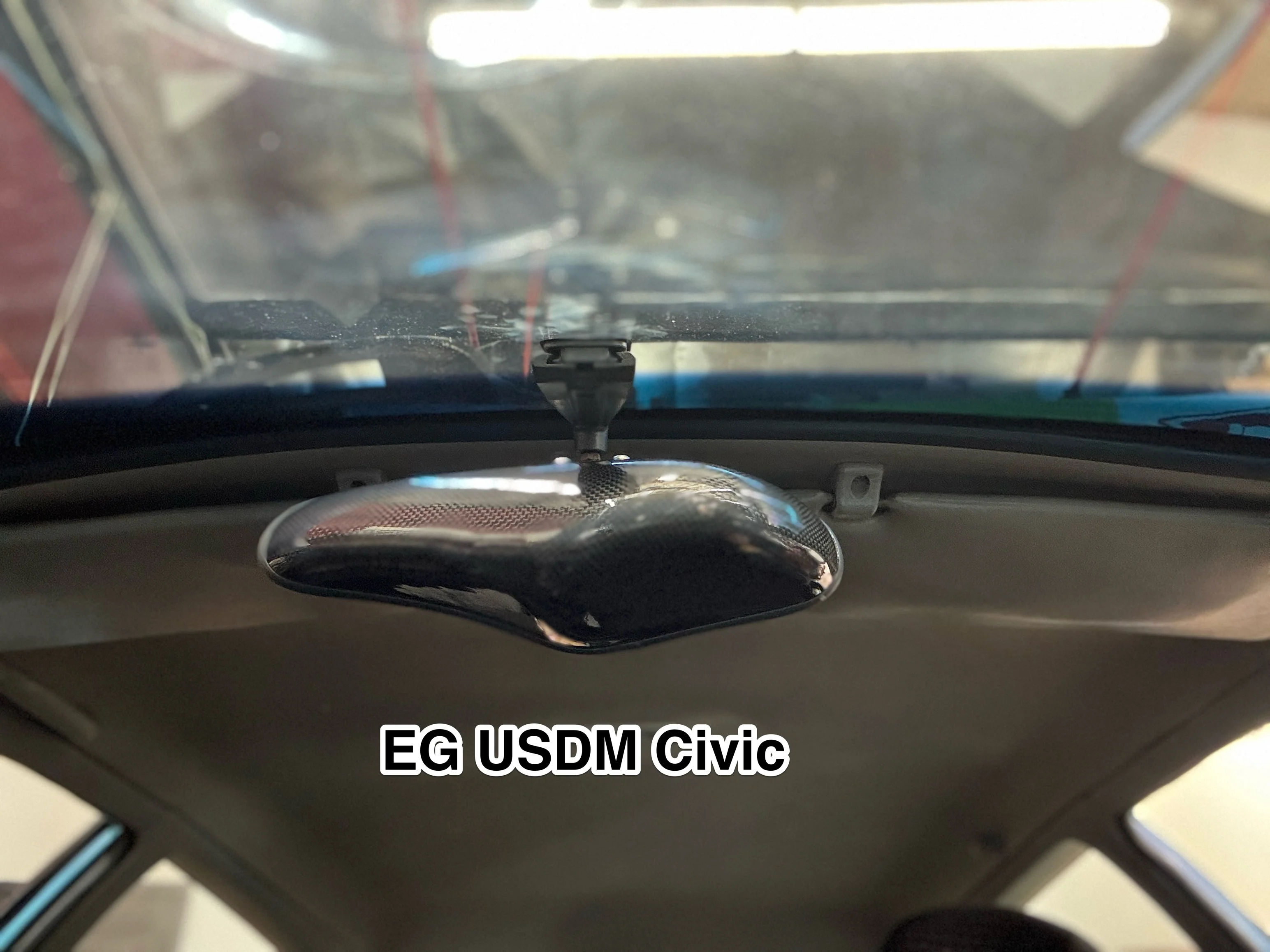 Vaikhari USA Monaco Style Carbon Fiber Convex Rear View Mirror - Image 16